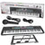 Electronic keyboard piano 61 keys front view with music stand