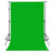 Green screen backdrop showing full 3m by 5m size in studio