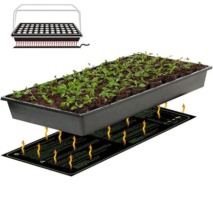 Seedling heat mat 50x50cm black waterproof PVC surface