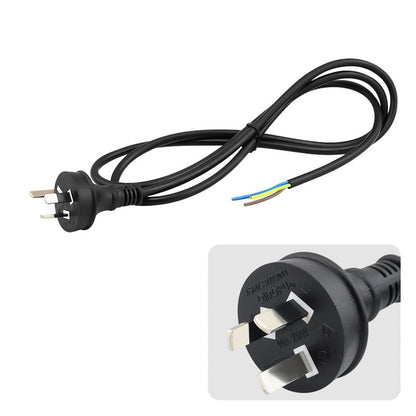 Power cord 3 pin cable 10A showing full 12 metre length