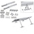 Solar panel mounting bracket kit showing aluminium tilt mount