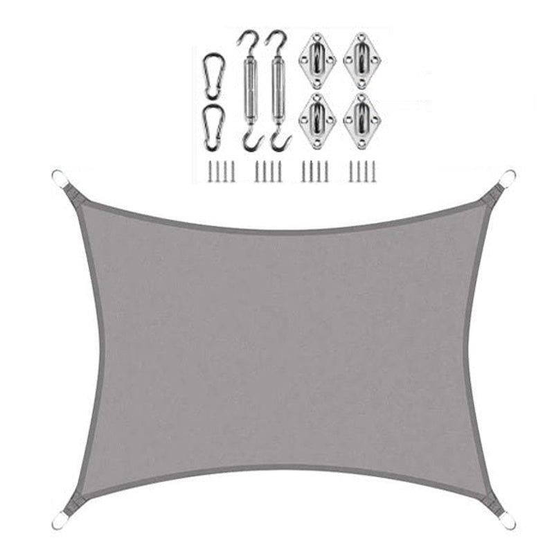 Sun Shade Sail 4x6m showing full size and colour