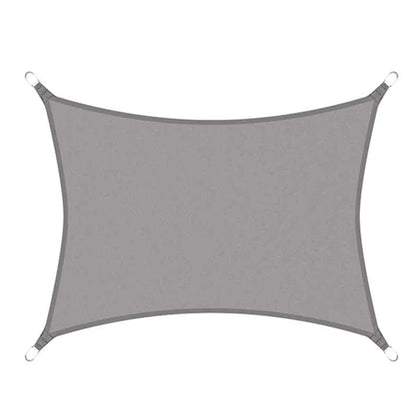 Sun shade sail 5x5m grey waterproof polyester fabric close up