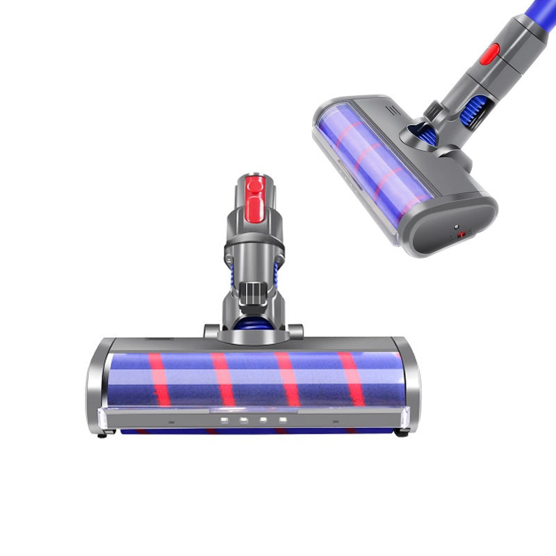 Dyson vacuum cleaner brush head soft roller in grey and blue
