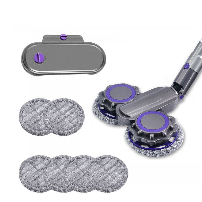 Dyson floor mop replacement showing water tank attachment