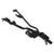 Bike rack car roof bicycle carrier side view showing aluminium frame