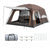 Camping tent 5-8 person family tent brown colour front view