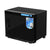 23L towel warmer sterilizer front view in black ABS material