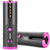 Hair curler cordless showing front view with black finish