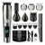 Hair trimmer cordless with ceramic titanium blades close up
