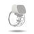 Electric breast pump wearable design in grey colour