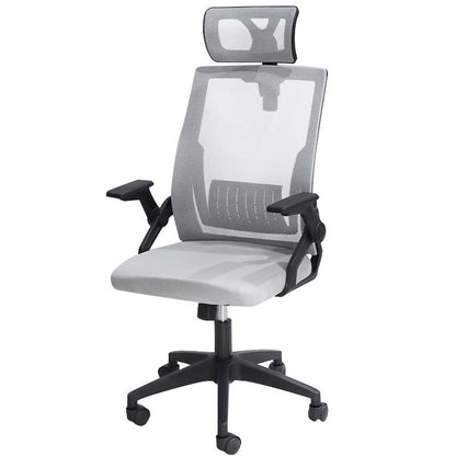 Office chair ergonomic mesh back in black colour