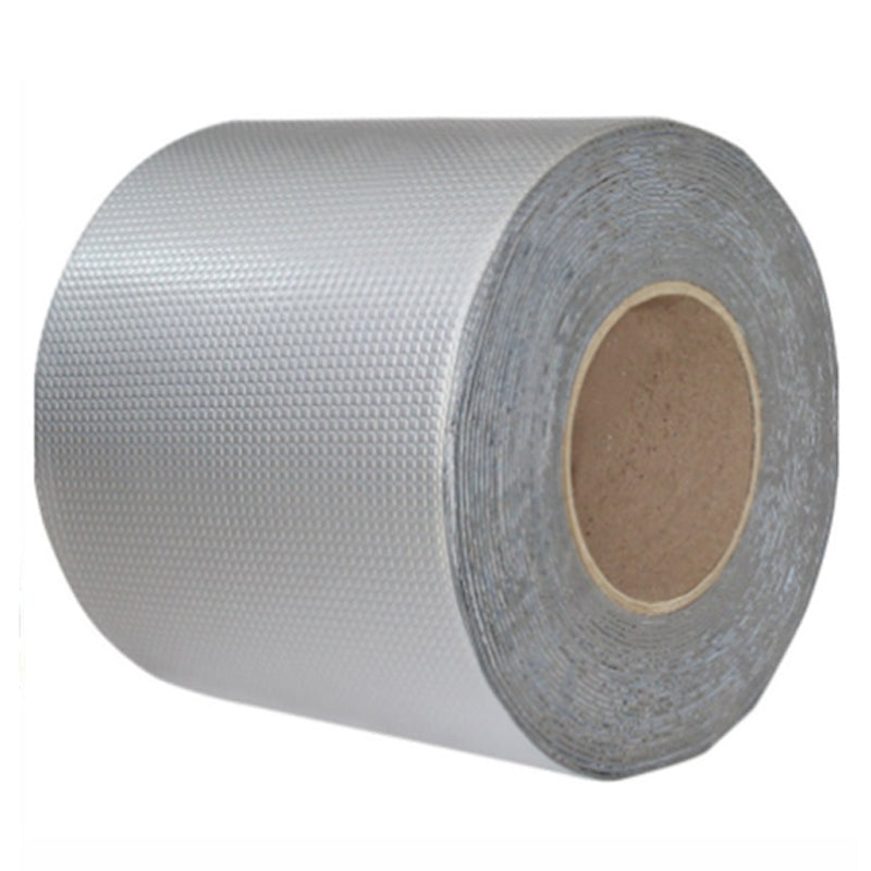 Waterproof aluminium foil tape roll showing silver colour and 10m length