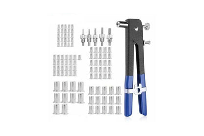 Close up of Nut Rivet Tool mandrels for M3 to M8 sizes