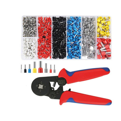 Crimp terminal set 1300pcs with plastic storage box