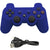 PS3 wireless controller blue front view showing buttons