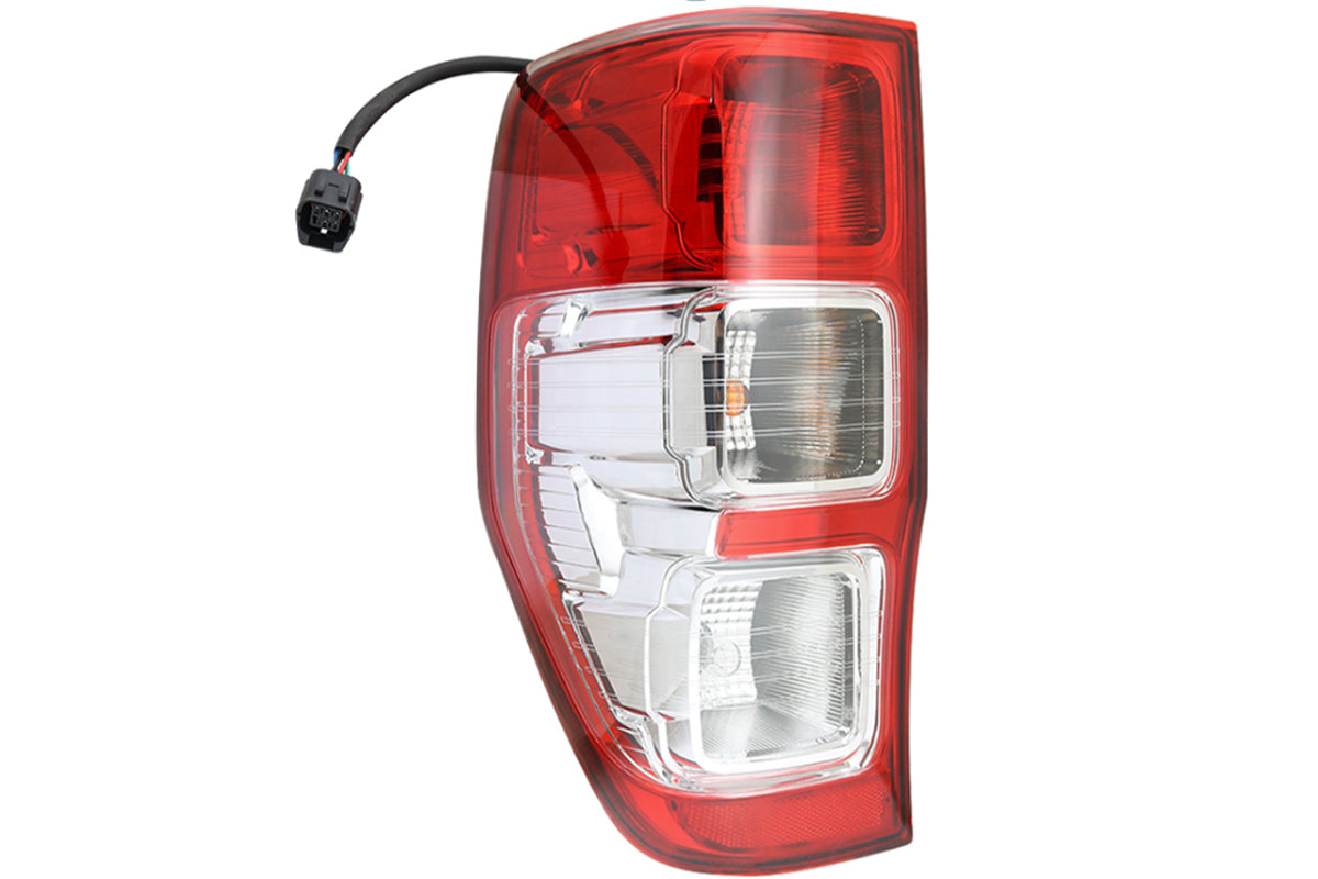 Rear angle of Ford Ranger tail light left side showing mounting points