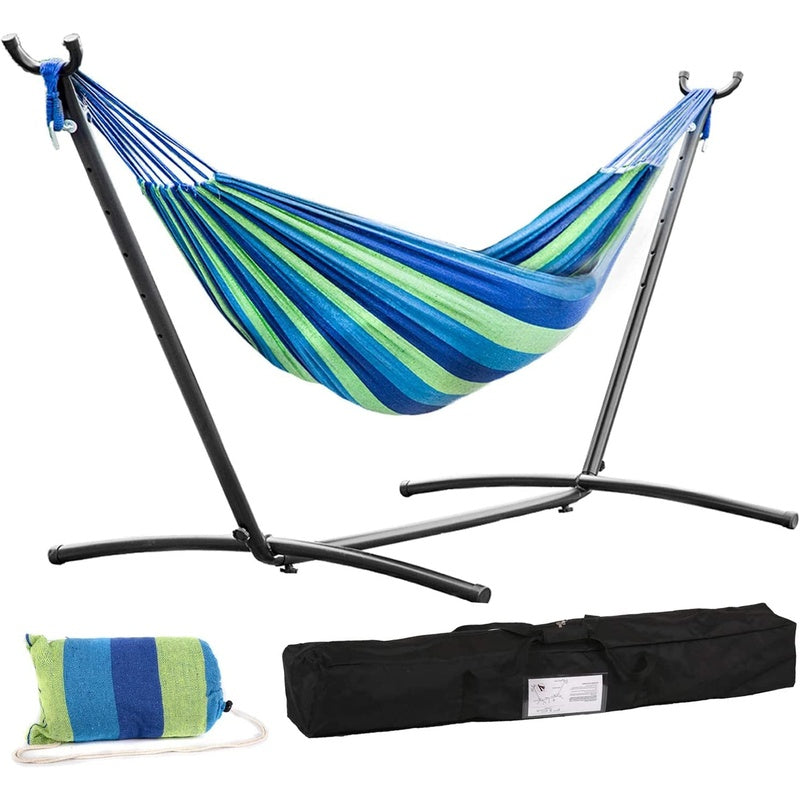 Hammock chair swing chair in soft white cotton fabric