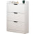 Shoe cabinet storage rack white colour front view