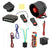 Car alarm system front view with black plastic shell