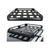 Universal roof rack basket aluminium black side view