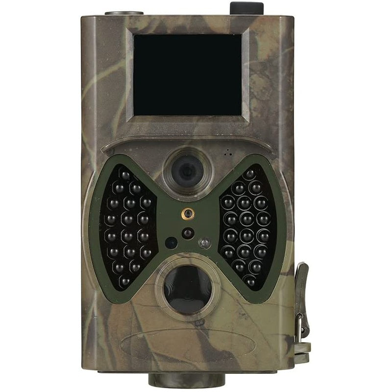 Hunting camera front view showing compact mini size