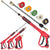 High pressure washer water blaster gun showing black and red handle