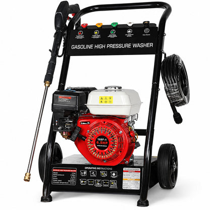 Water blaster petrol high pressure washer with 6.5 hp motor