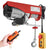 Wireless hoist winch 500kg showing front view with remote control