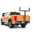 Hitch mount truck bed extender showing steel powder coated finish
