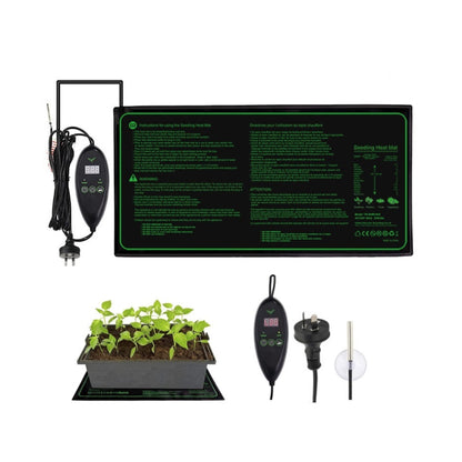 Seedling heat mat 25x50cm black waterproof surface