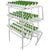 Indoor garden hydroponic system kit showing white PVC pipes