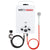 Gas water warmer 8L showing compact steel body
