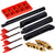 Lathe boring bar turning tool set showing 18 pieces in alloy steel