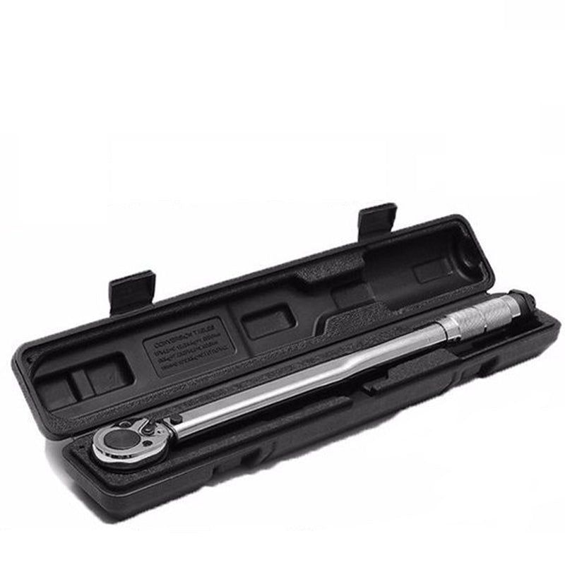 Torque wrench 12 inch showing chrome vanadium steel finish