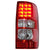 Holden Colorado LED tail light right side view showing clear lens