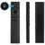 Samsung TV remote showing front buttons and ergonomic design