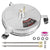 Stainless steel surface cleaner 15 inch showing three wheels