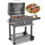 Charcoal BBQ grill barbeque black colour front view