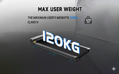 Walking pad treadmill carbon steel frame and ABS material