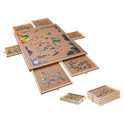 Jigsaw Puzzle Board with 6 Drawers 1500 Piece
