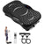 Vibration plate exercise machine top view showing control panel