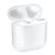 Wireless charging case for AirPods 1 and 2 showing front view in white