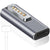 USB C to MagSafe 2 charger adapter showing silver aluminium body