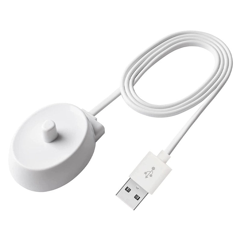 Electric toothbrush charger for Braun Oral B showing USB port
