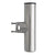 Fishing rod holder clamp made of silver stainless steel