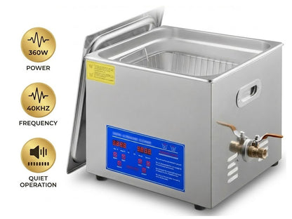 Heated Ultrasonic Cleaner 15L