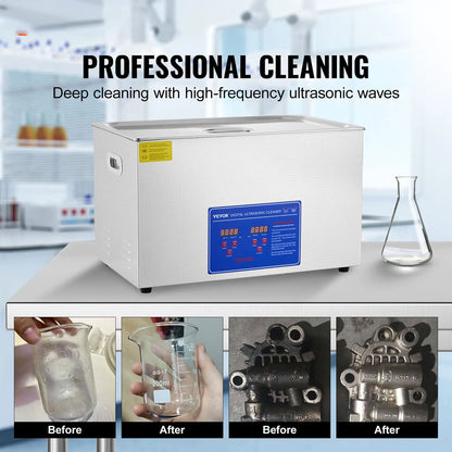 Heated Ultrasonic Cleaner 30L Ultrasonic