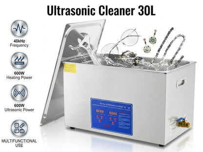 Heated Ultrasonic Cleaner 30L Ultrasonic
