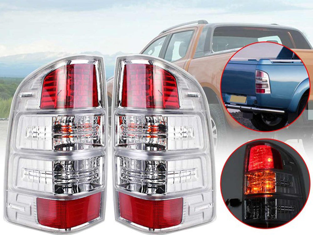 Close up of Ford Ranger tail light PK light lens detail